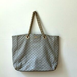 Dolce Gabbana gray Lily Glam tote